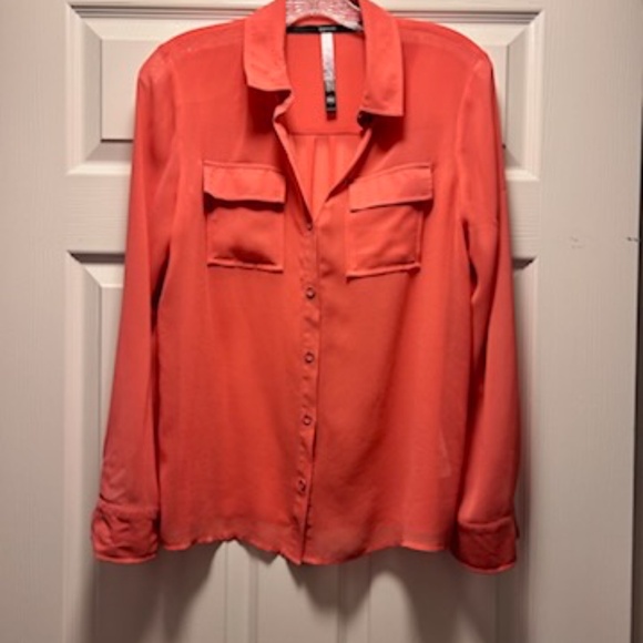 Kensie from Bloomingdale's - Sheer Blouse Size M - Picture 1 of 7